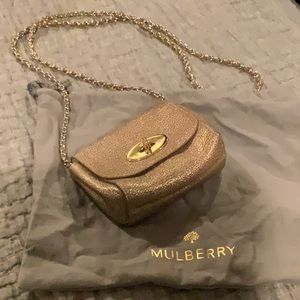 Mulberry Lily Mini Bronze Crossbody Bag